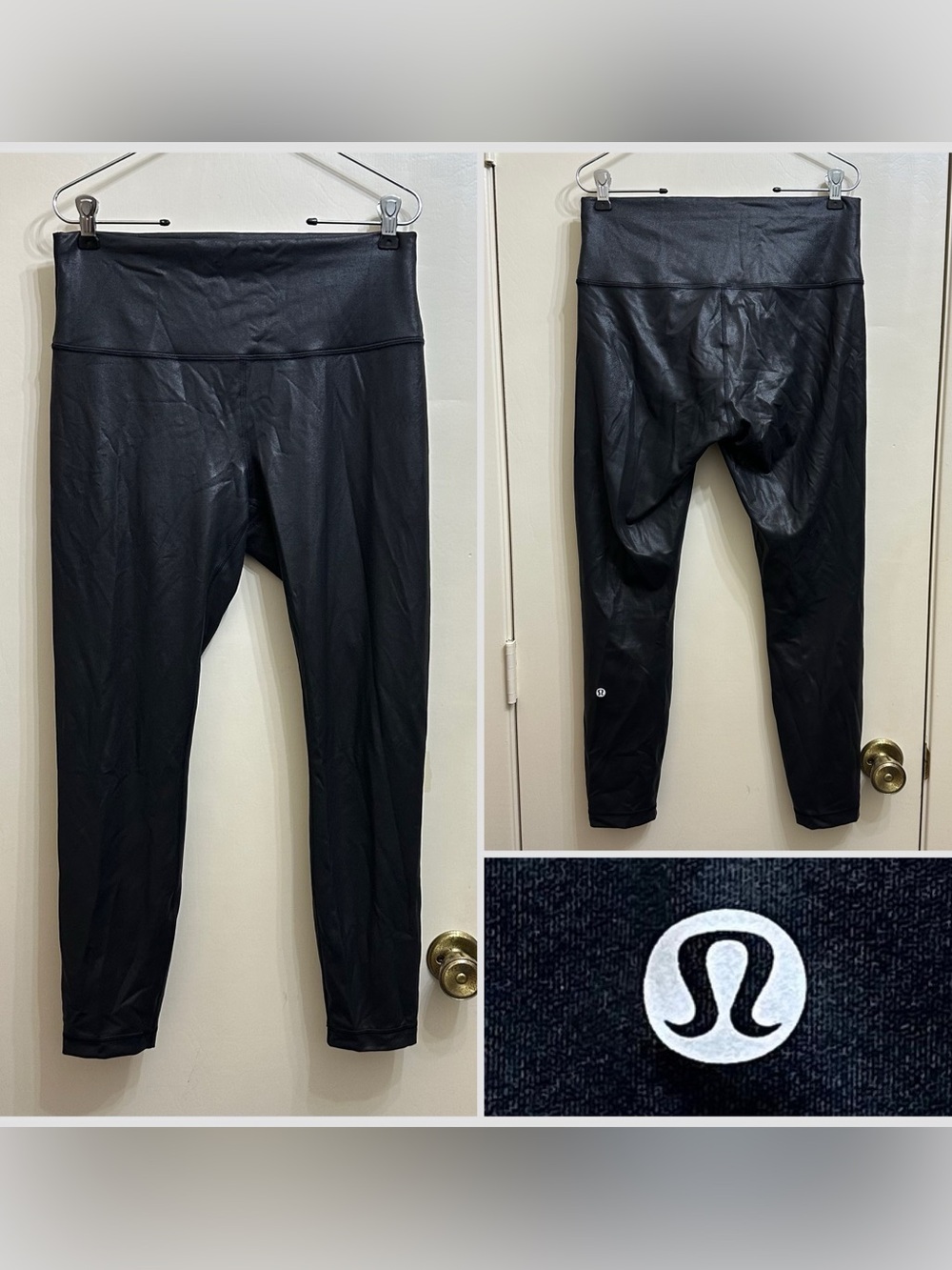 Lululemon Wunder Train Matte Foil Leggings SZ 10